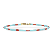 Armband Idee Preziose dal 1987 in Gelbgold Turchese IP.BK18G/90 - IP.BK18G/90